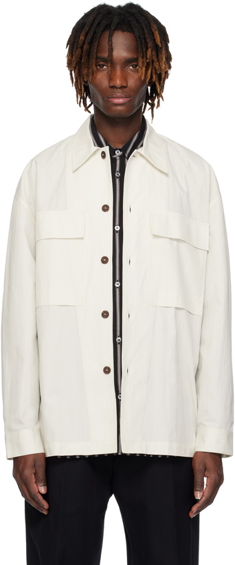 Studio Nicholson Roro Boiled Wool Boucle Oversized Shirt Studio 