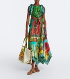 Alémais Island Cove printed cotton canvas tote bag