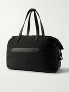Smythson - Norton Leather-Trimmed Canvas Weekend Bag