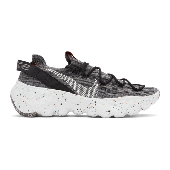 Photo: Nike Black and Grey Space Hippie 04 Sneakers