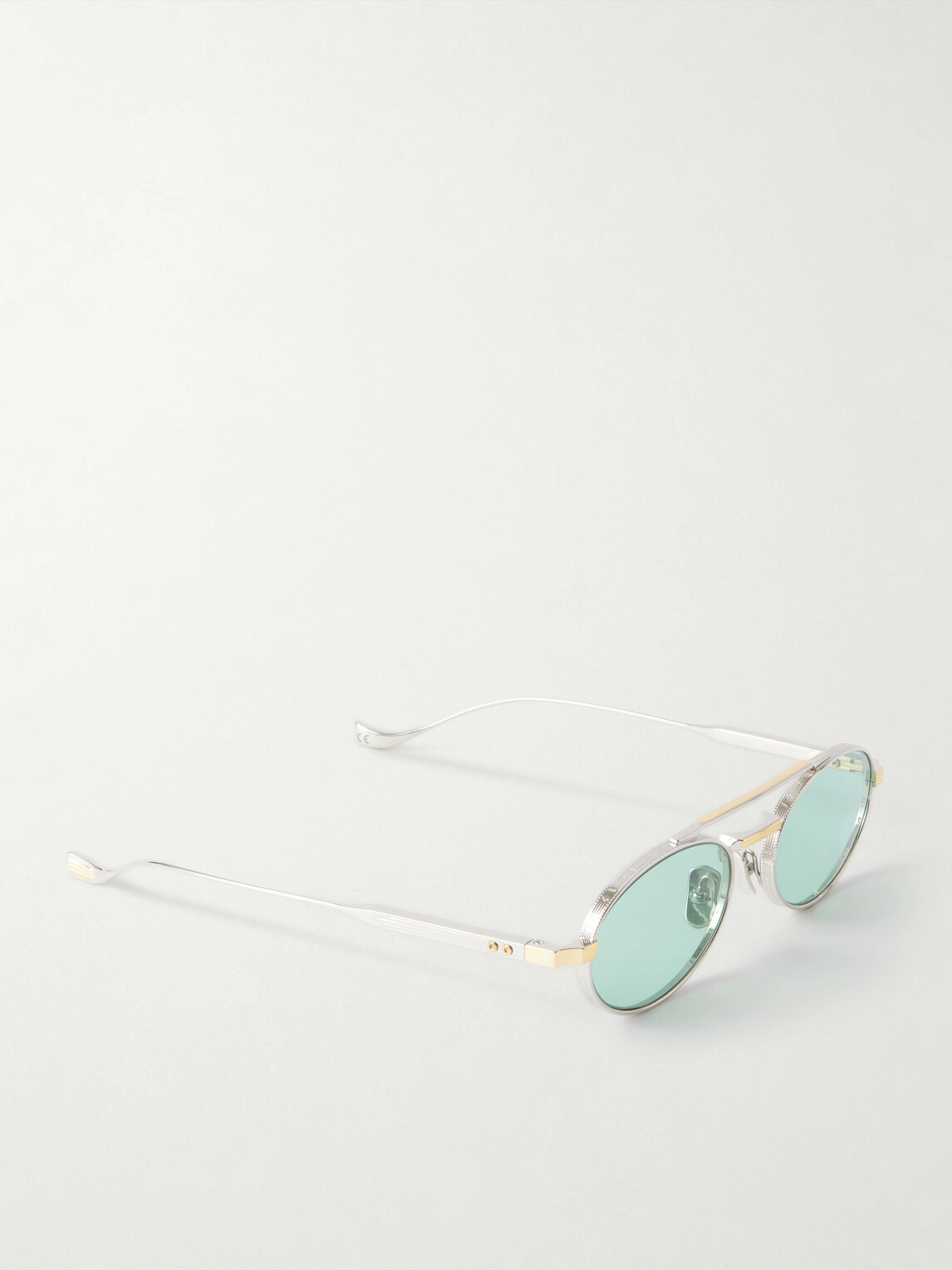 Cutler and Gross - 1427 Round-Frame Silver-Tone Sunglasses