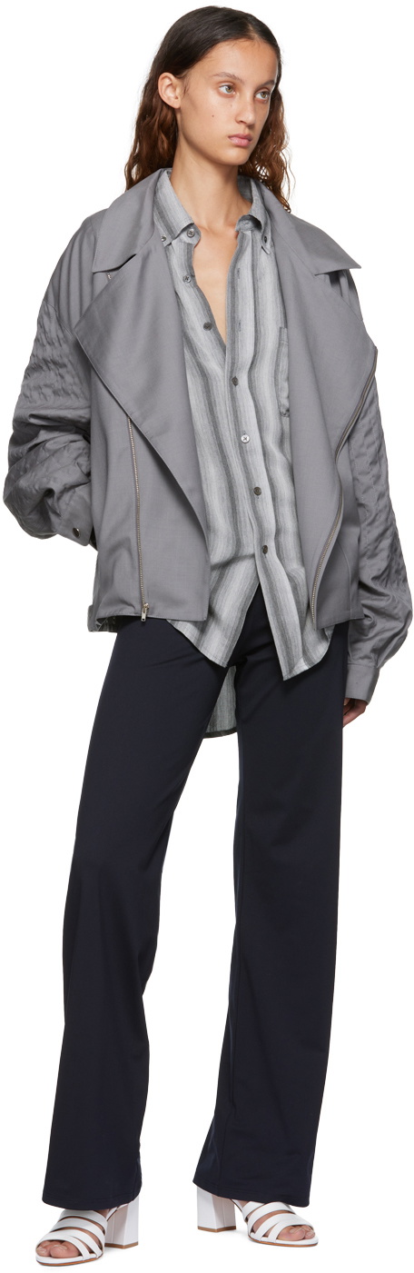 Maryam Nassir Zadeh SSENSE Exclusive Gray Hero Jacket Maryam