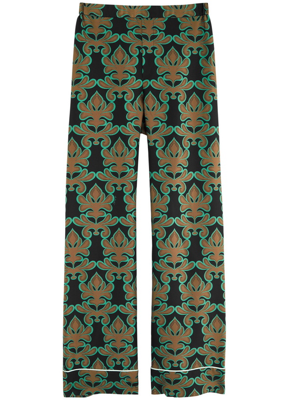 Photo: LA Double J Pajama Printed Silk-twill Trousers Multicoloured