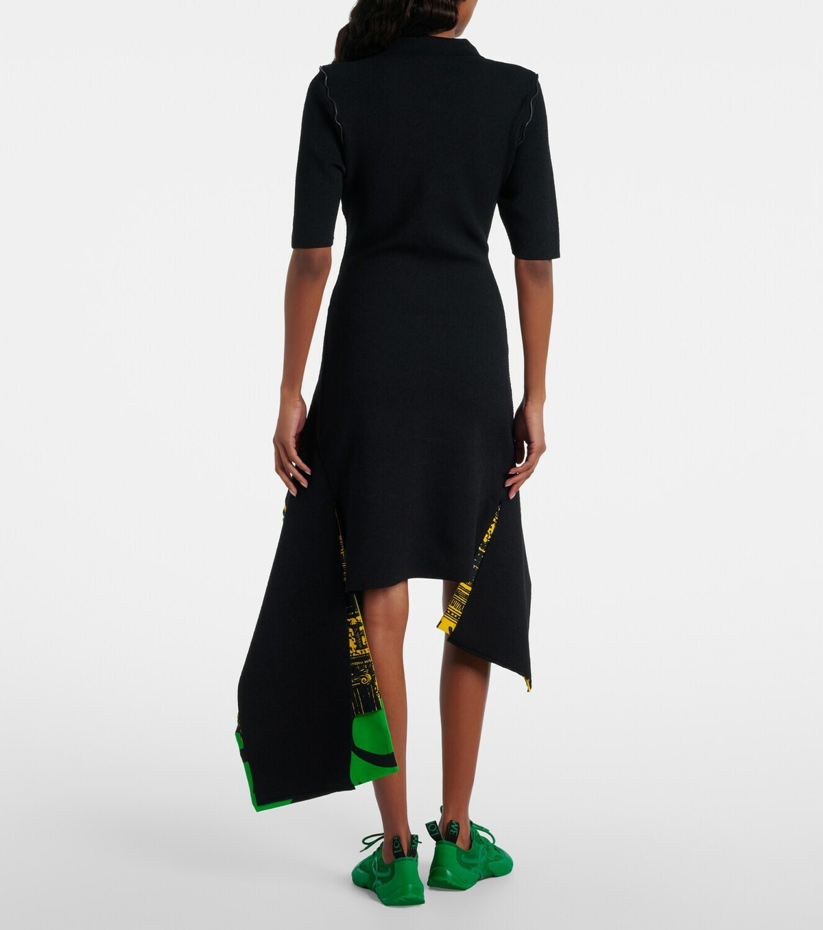 Loewe Asymmetric midi dress