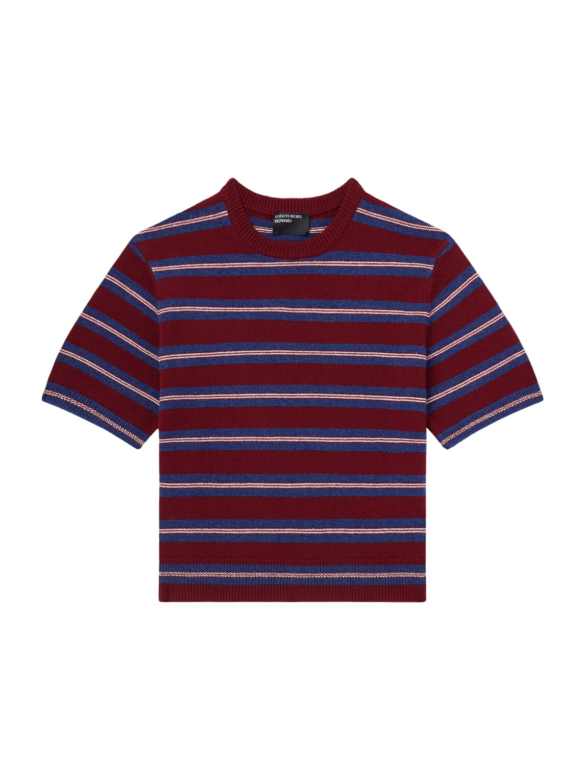 Enfants Riches Déprimés Black Collegiate Stripes Asymmetrical