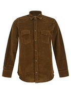 Pt Torino Brown Cotton Shirt