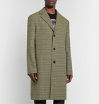 Acne Studios - Vichy Houndstooth Wool-Blend Tweed Overcoat - Green
