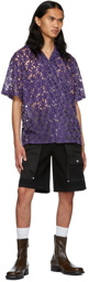 Andersson Bell Purple Nylon Shirt