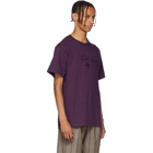 Noah NYC Purple Logo T-Shirt