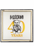 MOSCHINO - Logo Printed Silk Scarf