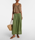 Velvet Tana linen top