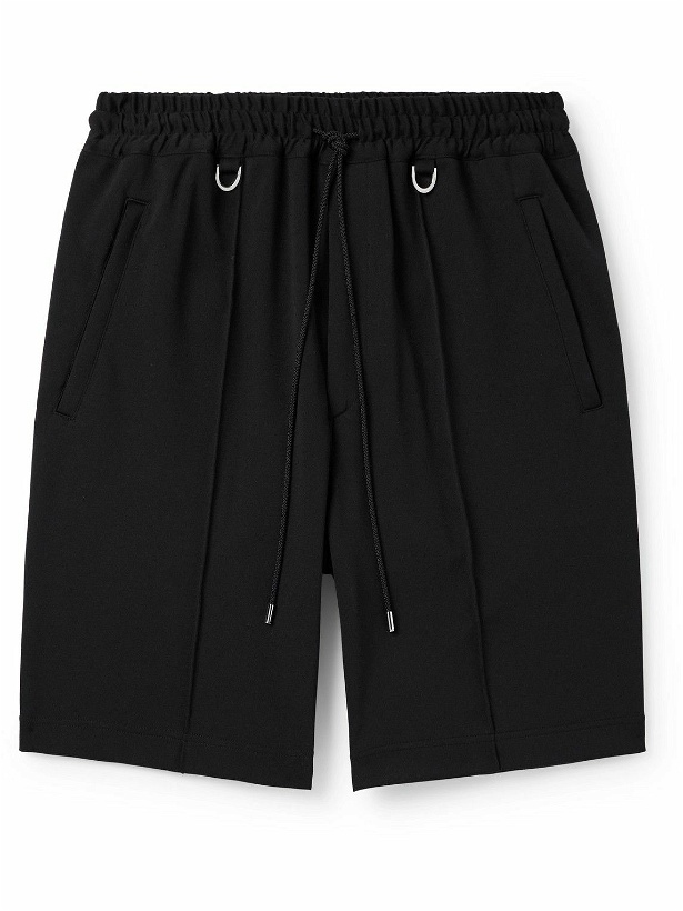 Photo: Mastermind World - Straight-Leg Logo-Print Jersey Shorts - Black