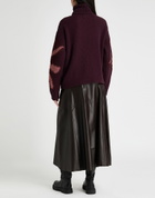 Roberto Collina Womens Turtleneck Plum
