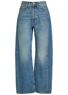 B Sides Slim Lasso Structured Barrel-leg Jeans Indigo