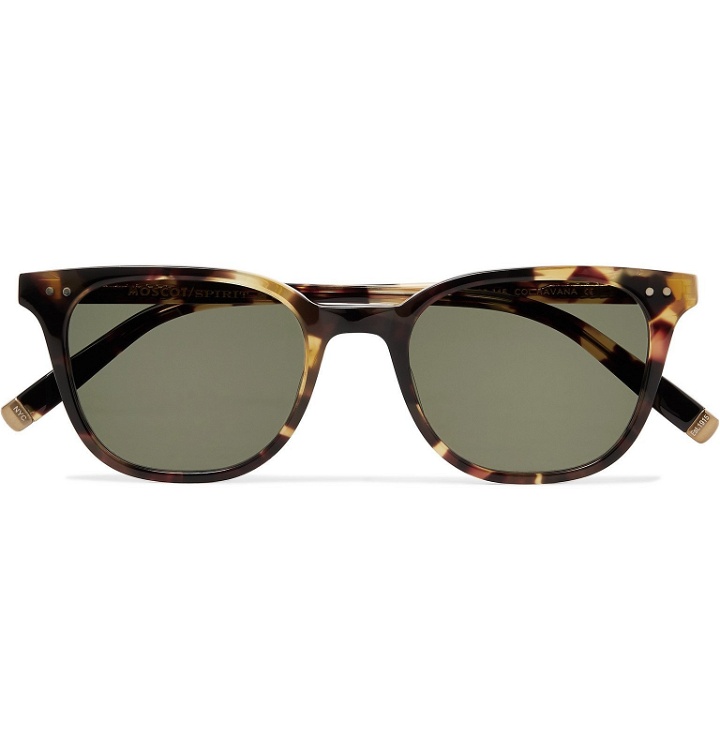 Photo: Moscot - Loren Round-Frame Tortoiseshell Acetate Sunglasses - Brown