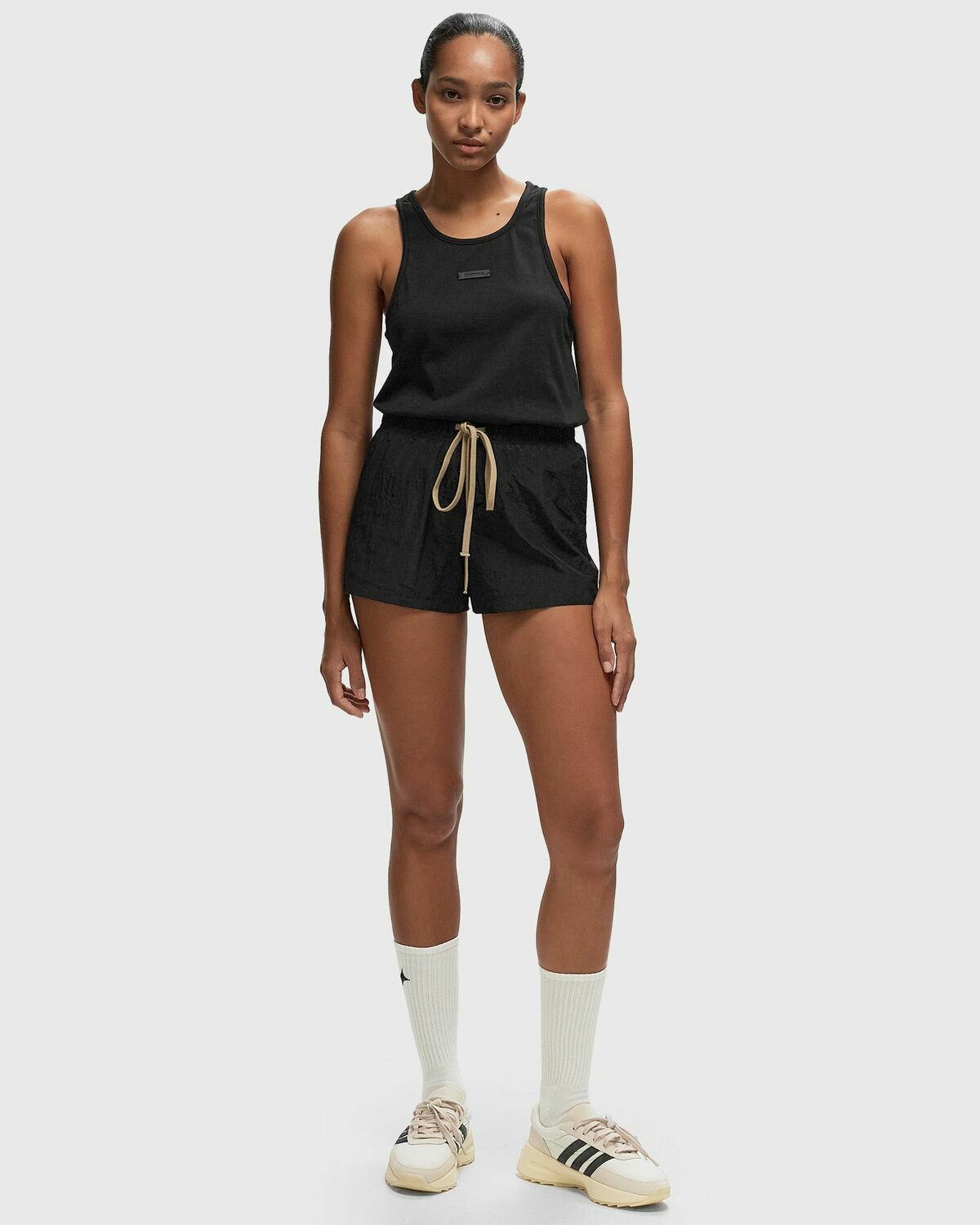 Fear Of God Essentials Tri Blend Tank Top Black Tops & Tanks