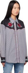Molly Goddard Gray & Black Meredith Shirt