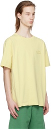 Maison Kitsuné Yellow Handwriting T-Shirt