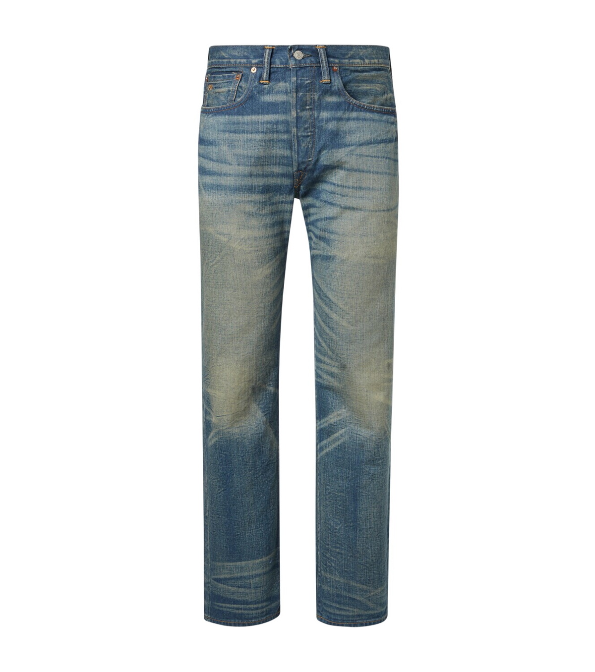 パンツ RRL Plainfield MNRRDNM10920122 RRL 5-Pocket Plainfield Selvedge Jean Plainfield Wash