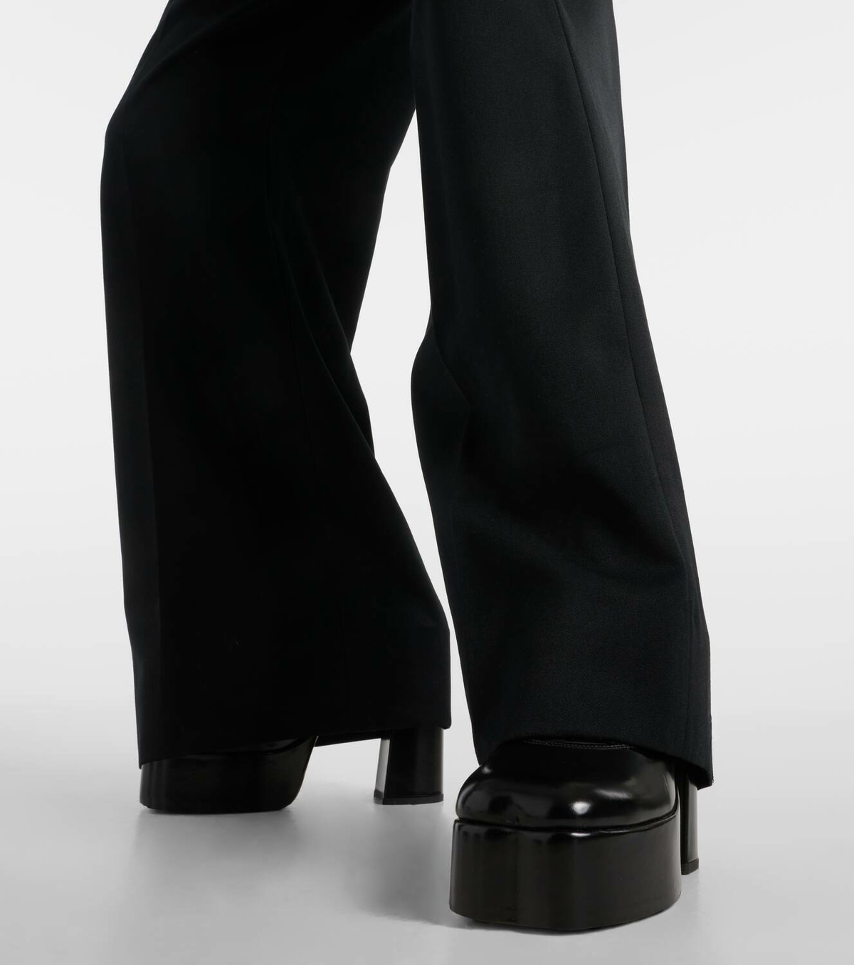 Simone Rocha Floral-appliqué straight pants Simone Rocha