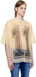COÛT DE LA LIBERTÉ Off-White Roosevelt Fisherman OG Net Football T-shirt