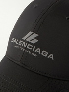 Balenciaga - Logo-Print Drill Baseball Cap - Black