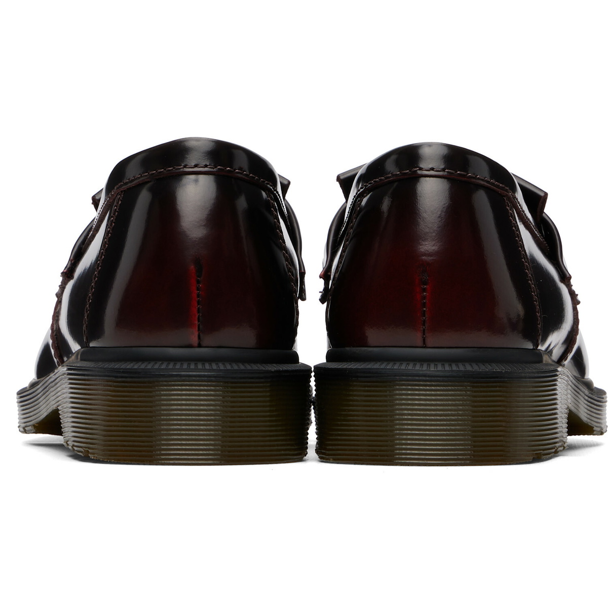 Dr. Martens Burgundy Adrian Arcadia Leather Tassel Loafers