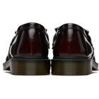 Dr. Martens Burgundy Adrian Arcadia Leather Tassel Loafers