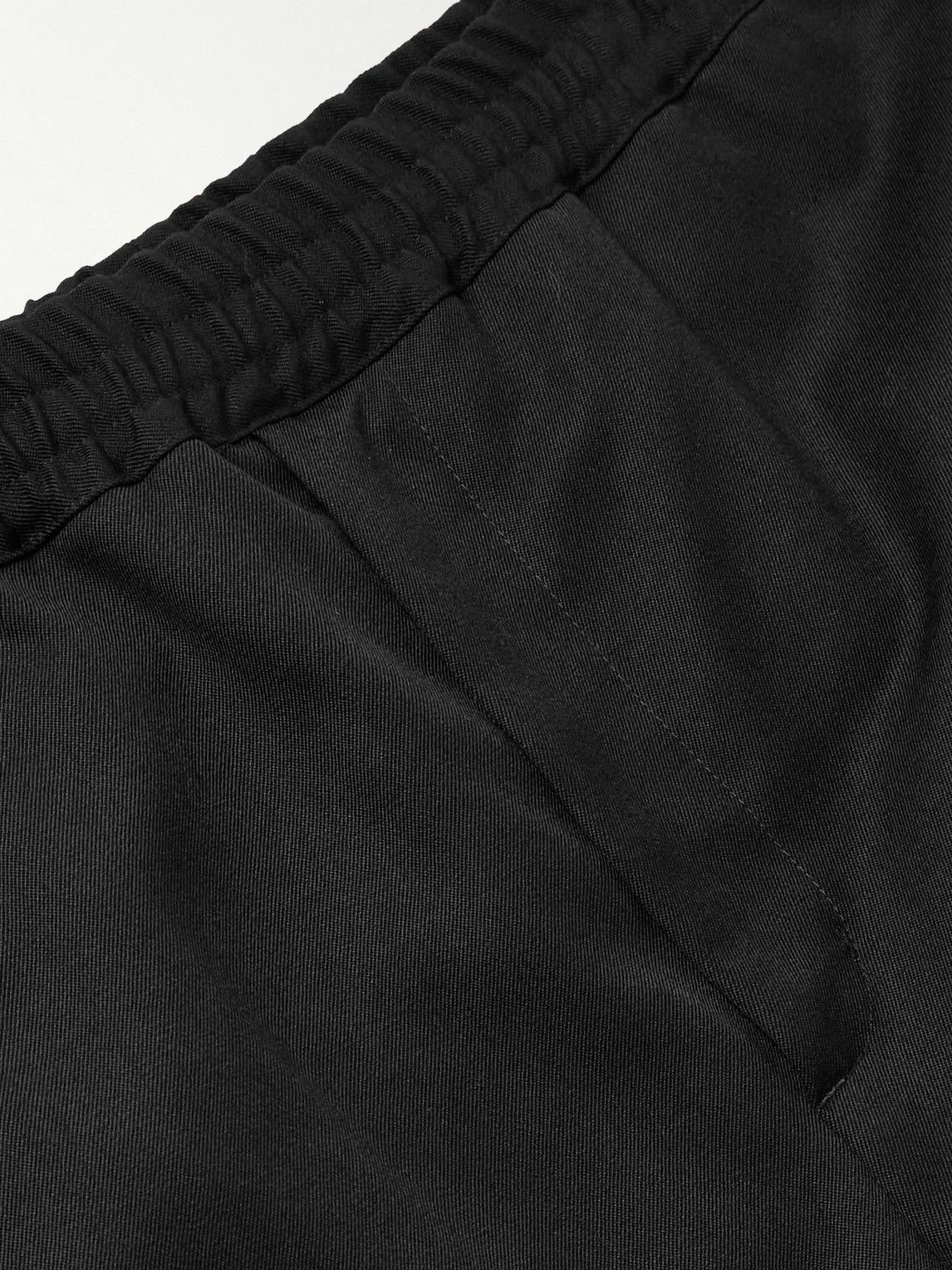 Nili Lotan - Lawrence Straight-Leg Virgin Wool-Twill Trousers - Black