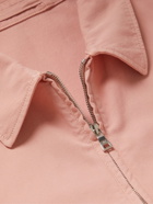 Mr P. - Cotton and Silk-Blend Blouson Jacket - Pink