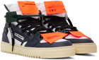 Off-White Navy High Off-Court 3.0 Sneakers