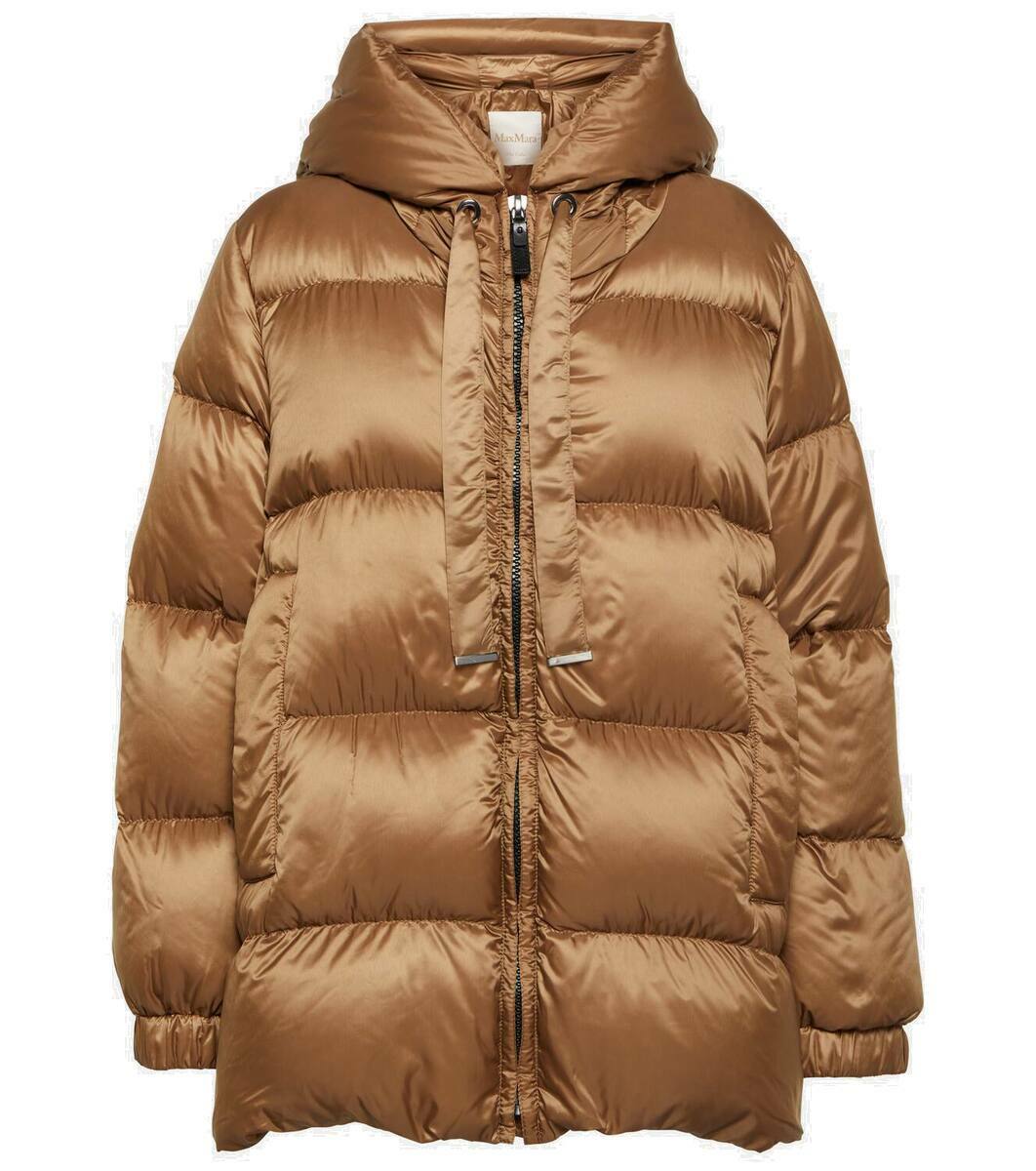 24PF new/Max Mara キューブダウンジャケット DownJacket Brown Max Mara The Cube Seia down jacket Max Mara