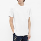 Velva Sheen Men's Pigment Dyed Pocket T-Shirt in White