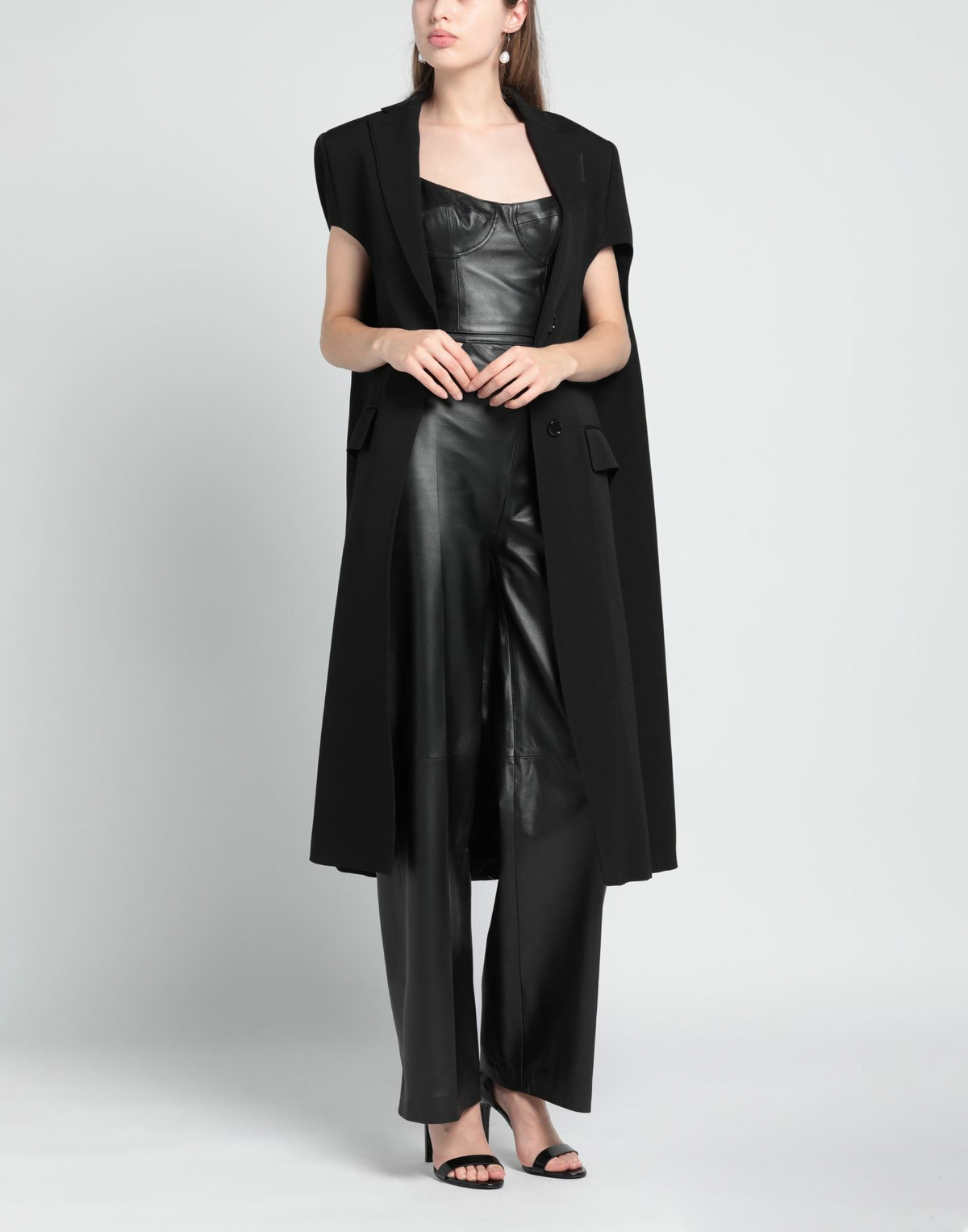 Burberry Womens Overcoat & Trench Coat in Black