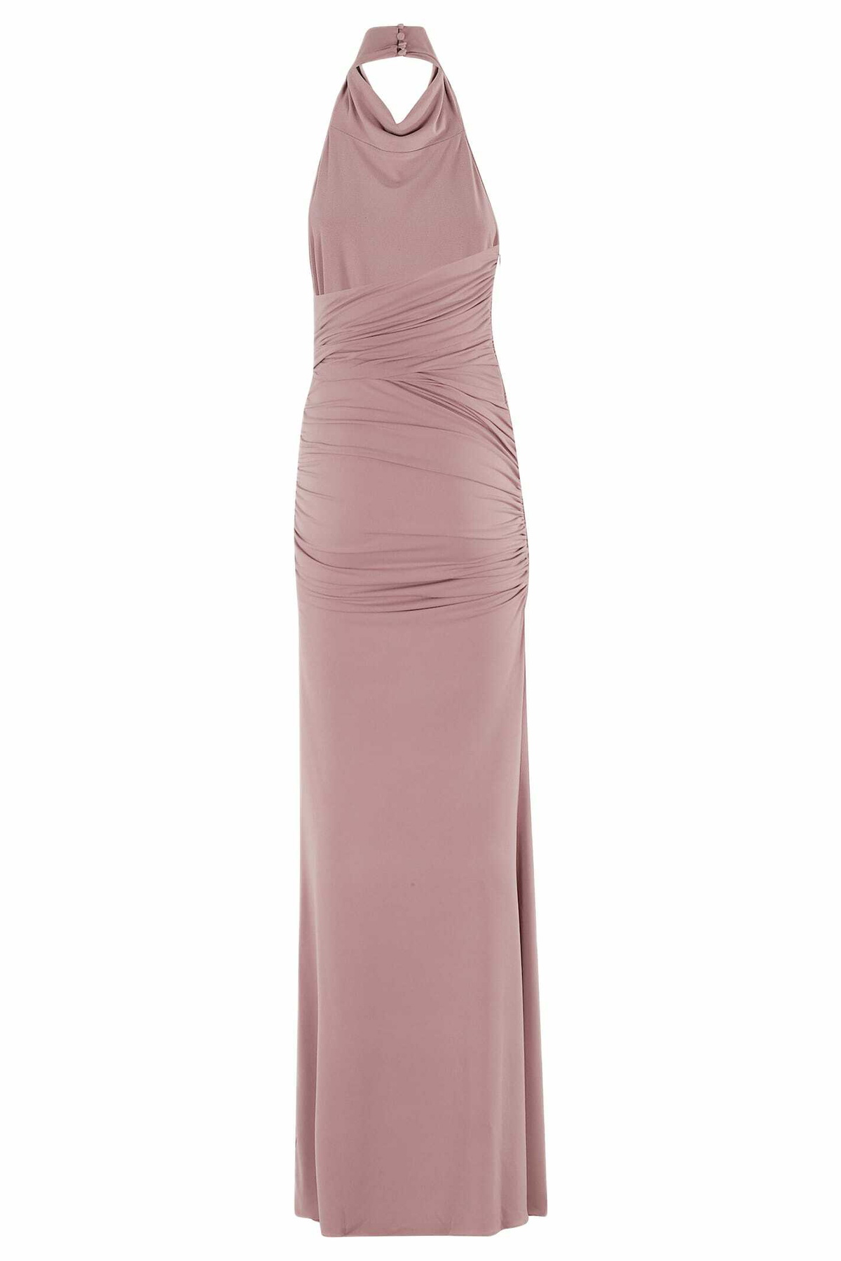 The Andamane Stella Maxi Turtleneck Open Back Maxi Dress