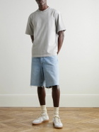 AGOLDE - Anson Straight-Leg Frayed Denim Shorts - Blue