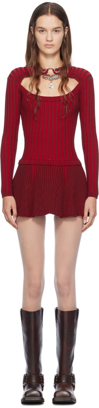 Photo: Chopova Lowena Red Patsy Minidress