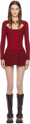 Chopova Lowena Red Patsy Minidress