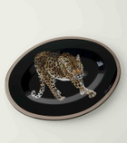 Dolce&Gabbana Casa Leopardo wooden tray