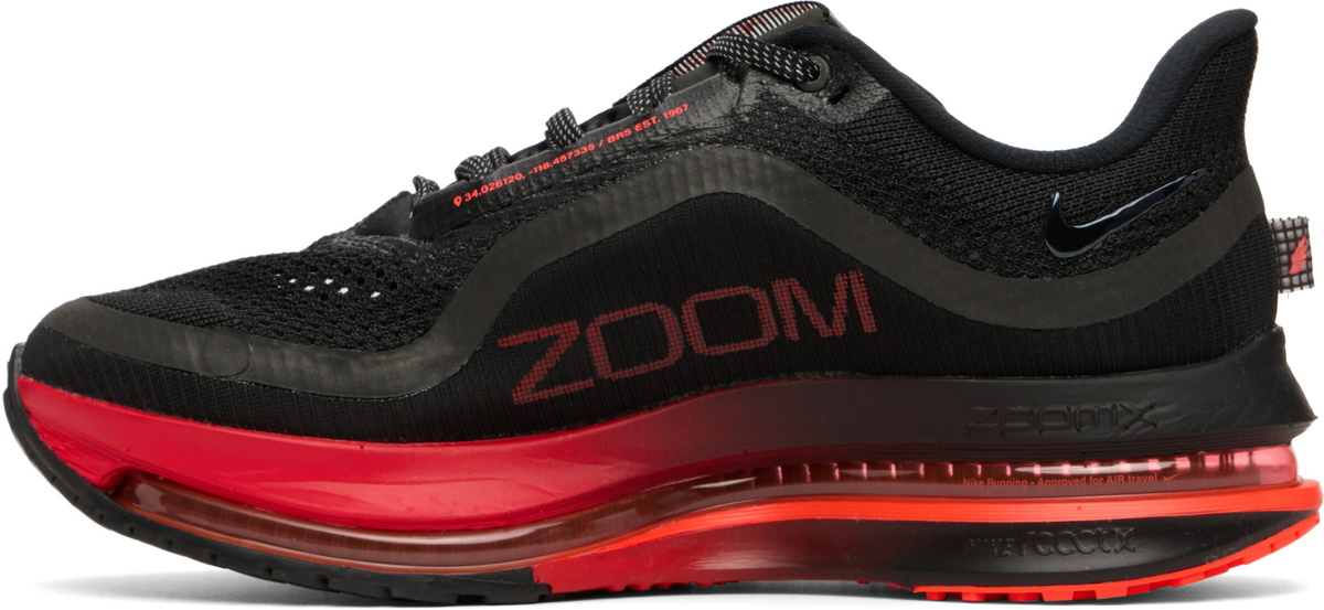 Nike Black & Red Pegasus Premium Sneakers