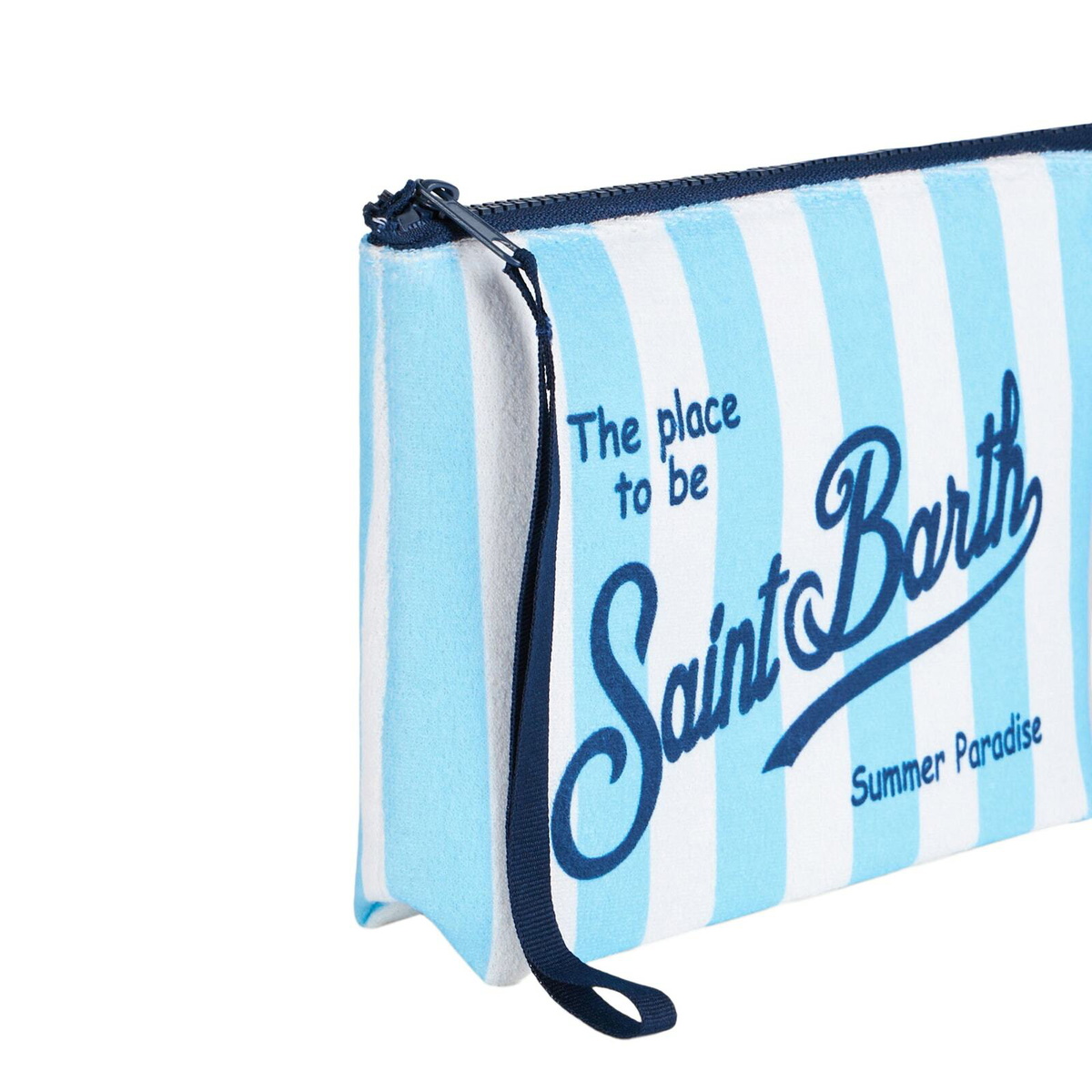 MC2 Saint Barth Aline Terry Pochette With Saint Barth Print