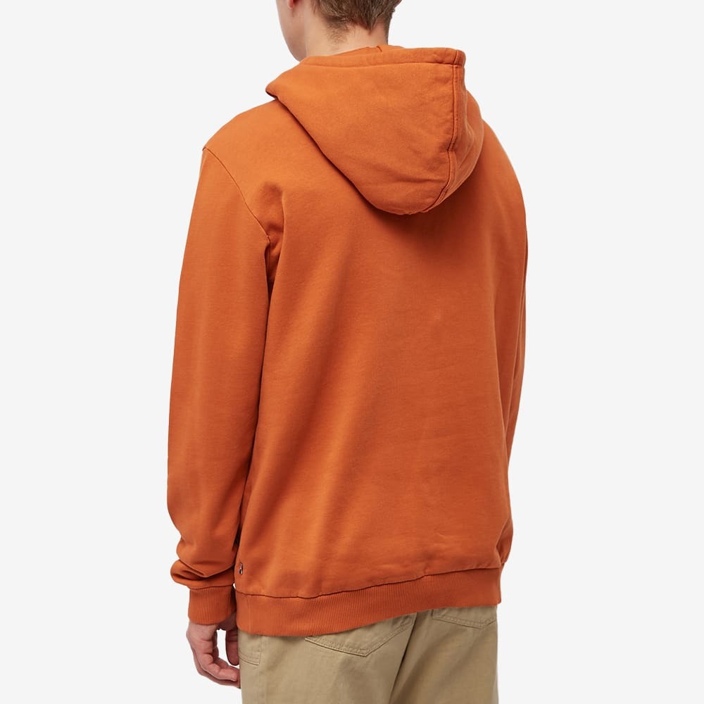 Fjällräven Men's Logo Hoody in Terracotta Brown Fjällräven