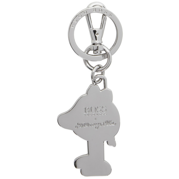 Boss Silver and Pink Jeremyville Edition Pig Keychain BOSS