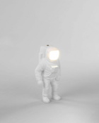 Seletti Resin Rechargeable Led Table Lamp Cosmic Flashing Starman White - Mens - Home Deco