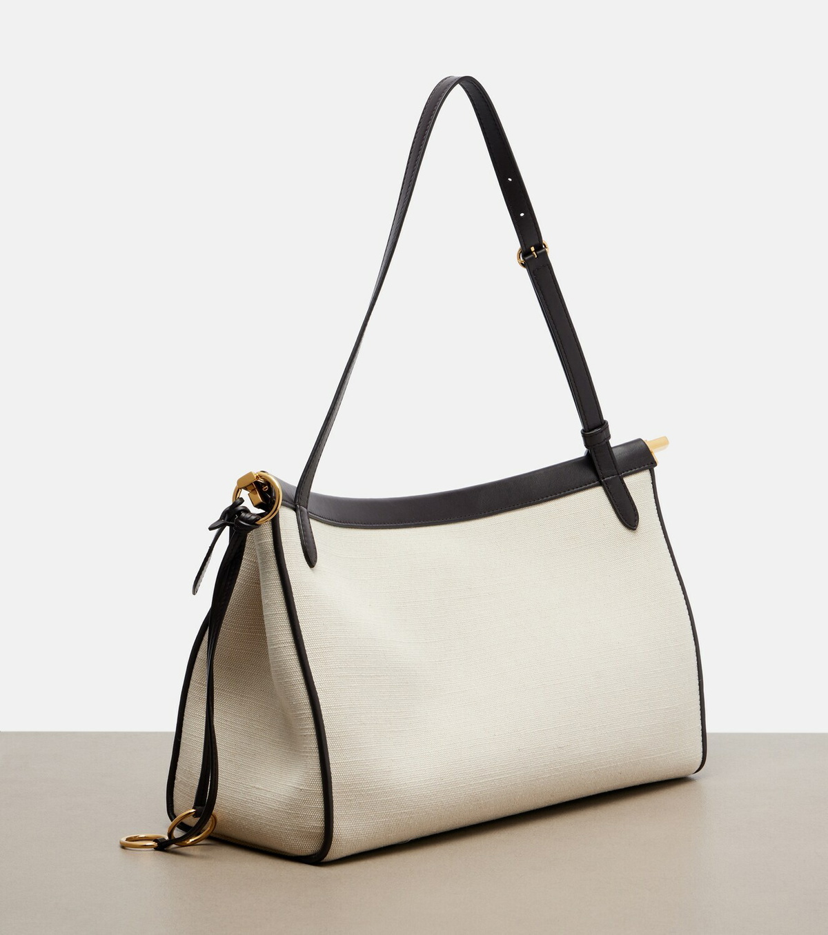 Alaïa Le Click Pocket Large canvas tote bag