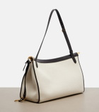 Alaïa Le Click Pocket Large canvas tote bag