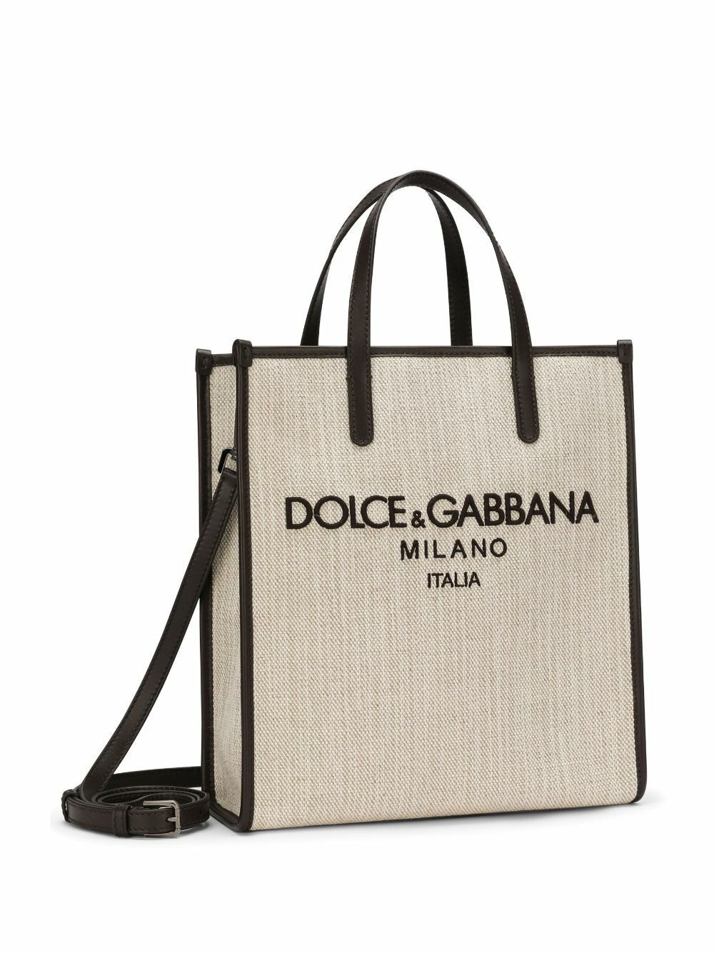 DOLCE & GABBANA - Logo Cotton Tote Bag Dolce & Gabbana