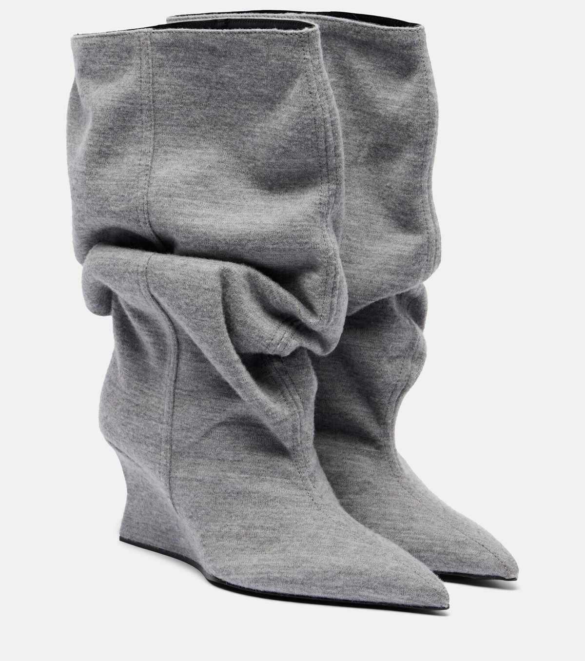 Balmain Draped ankle boots