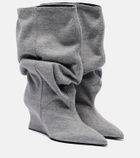 Balmain Draped ankle boots
