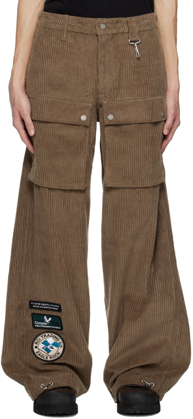 Reese Cooper Brown Front Pocket Cargo Pants Reese Cooper